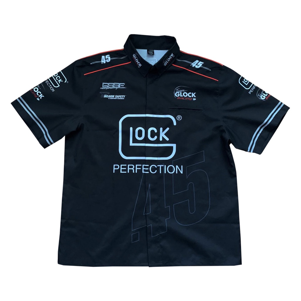 Team Glock Perfection Jersey Polo Shirt Black Full Sublimation Shopee