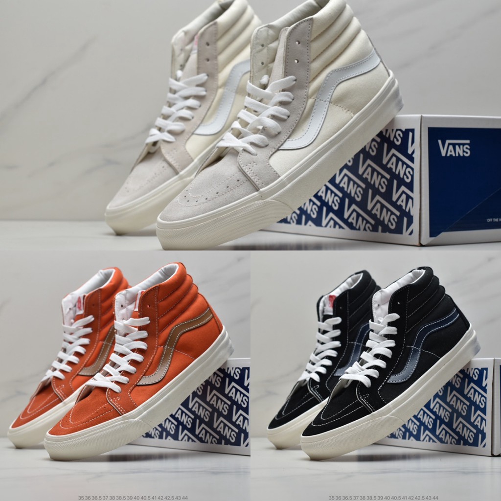 high top white vans mens