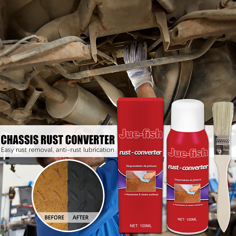 100ml Car Rust Remover Spray Rust Converter Metal Surface Paint Screw
