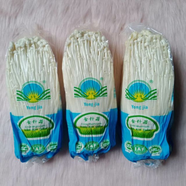 jual goodfruits only gosend dan grab enoki mushroom import jamur per pak 100gr terbaru desember 2021 harga murah - kualitas terjamin - blibli on where to buy enoki mushrooms philippines