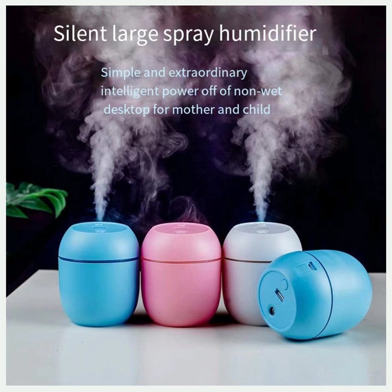 Portable Air Humidifier LED Light USB Purifier Aroma Oil Essential Diffuser Mist for Home Car