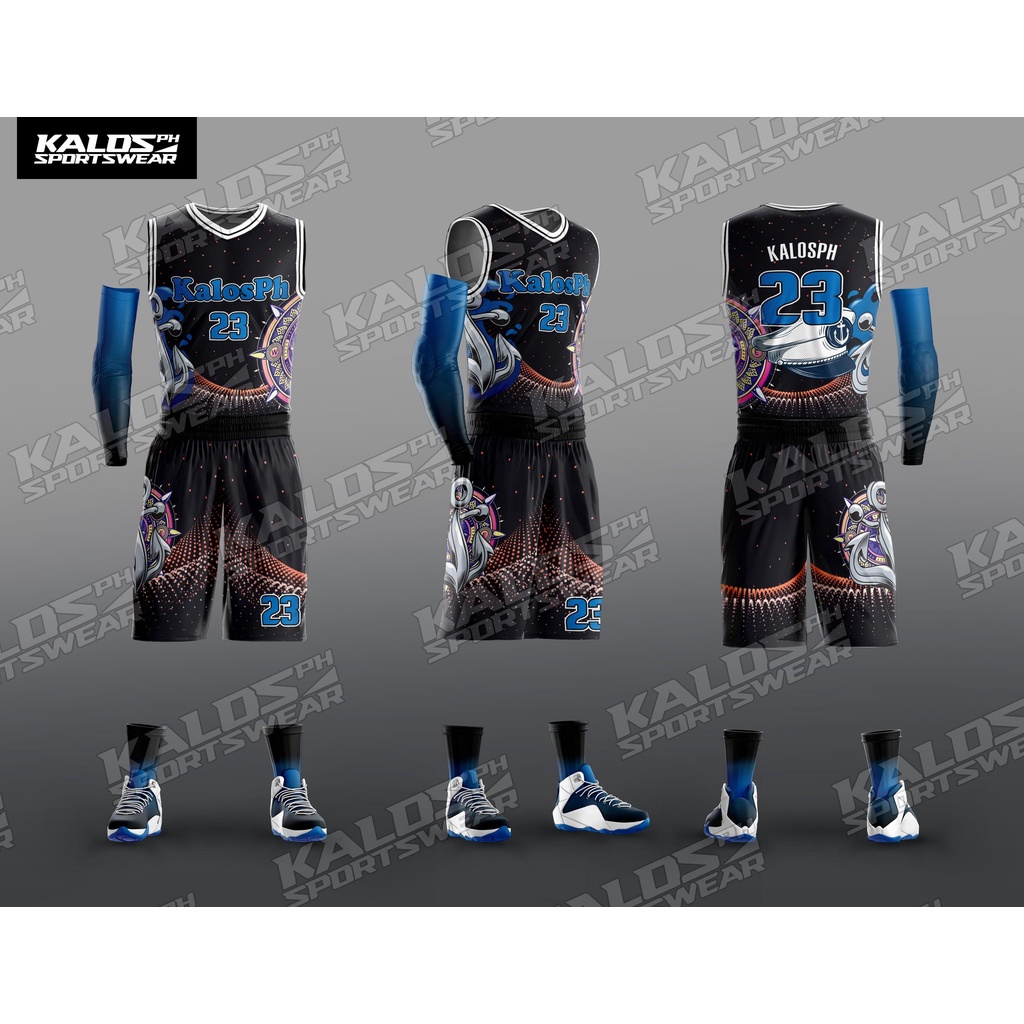0036 SEAFARER MARINE SEAMAN DESIGN BASKETBALL JERSEY SET SANDO AND SHORT Shopee Philippines