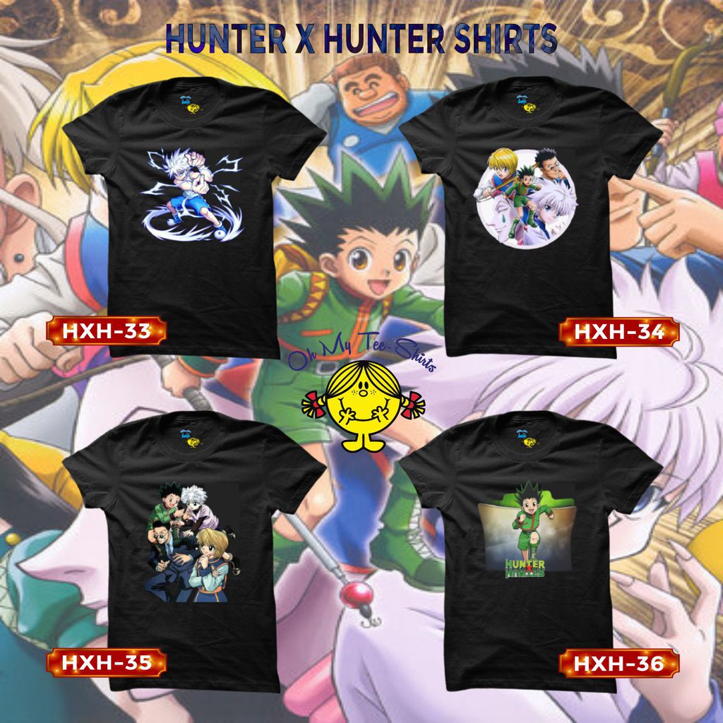 Hunter X Hunter Shirts Anime Shirts Direct Message Us For The Design Color And Size Shopee Philippines