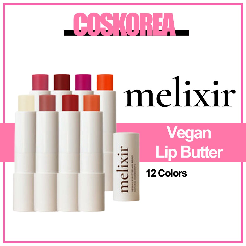 Melixir Vegan Lip Butter 12 Colors Vegan Beauty Shopee Philippines