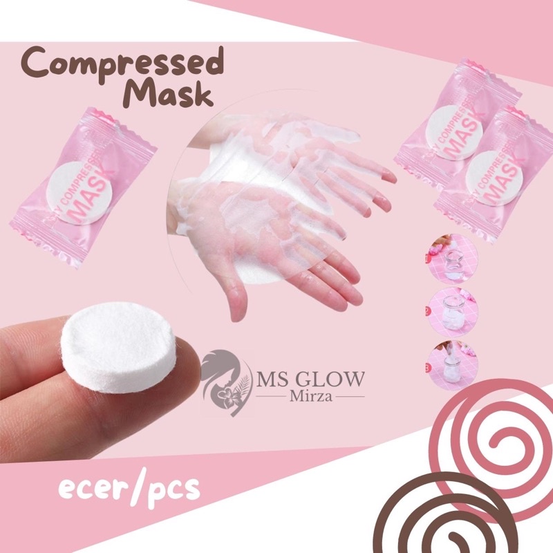 Diy COMPRESSED MASK Face Plain ECER Unit Shopee Philippines