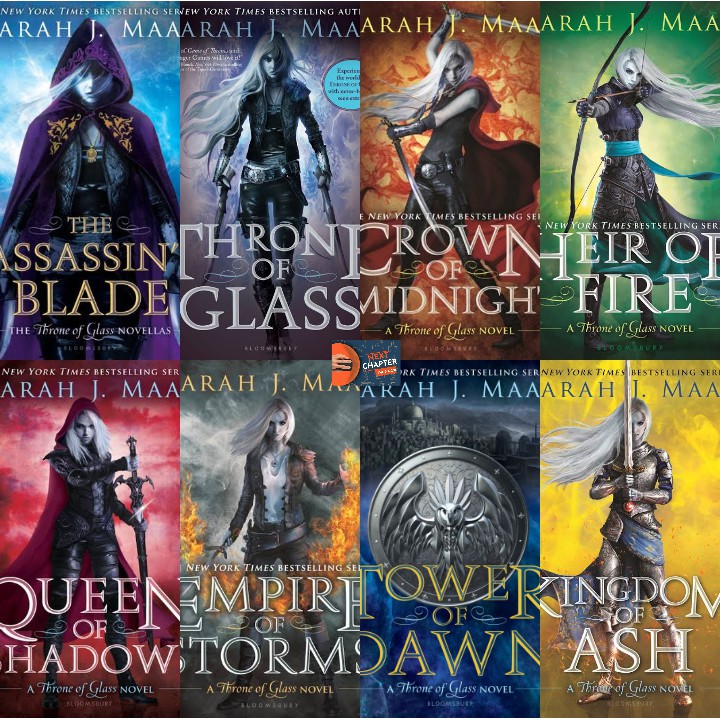 Throne Of Glass Series By Sarah J Maas Books 1 8 Shopee Philippines