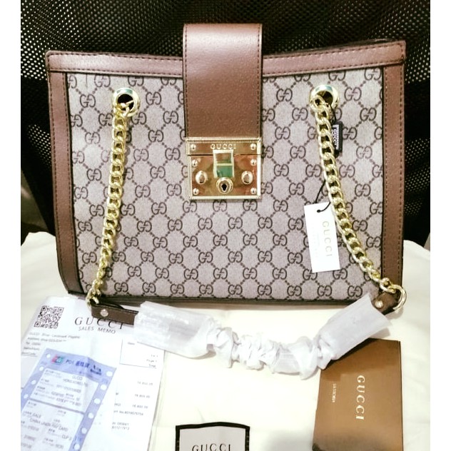 gucci handbag gold chain