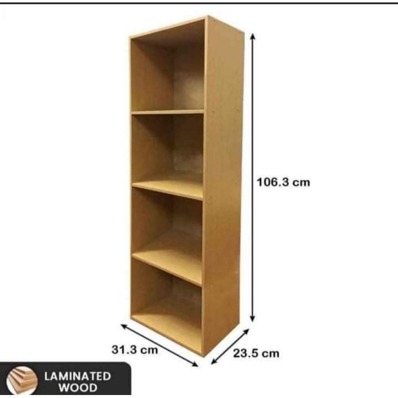 4 Layer Utility Book Shelf Ee, Laminated Wood For Shelving