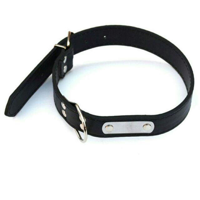 black dog collar