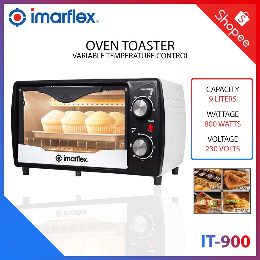 Imarflex IT900 Oven Toaster 9L Shopee Philippines