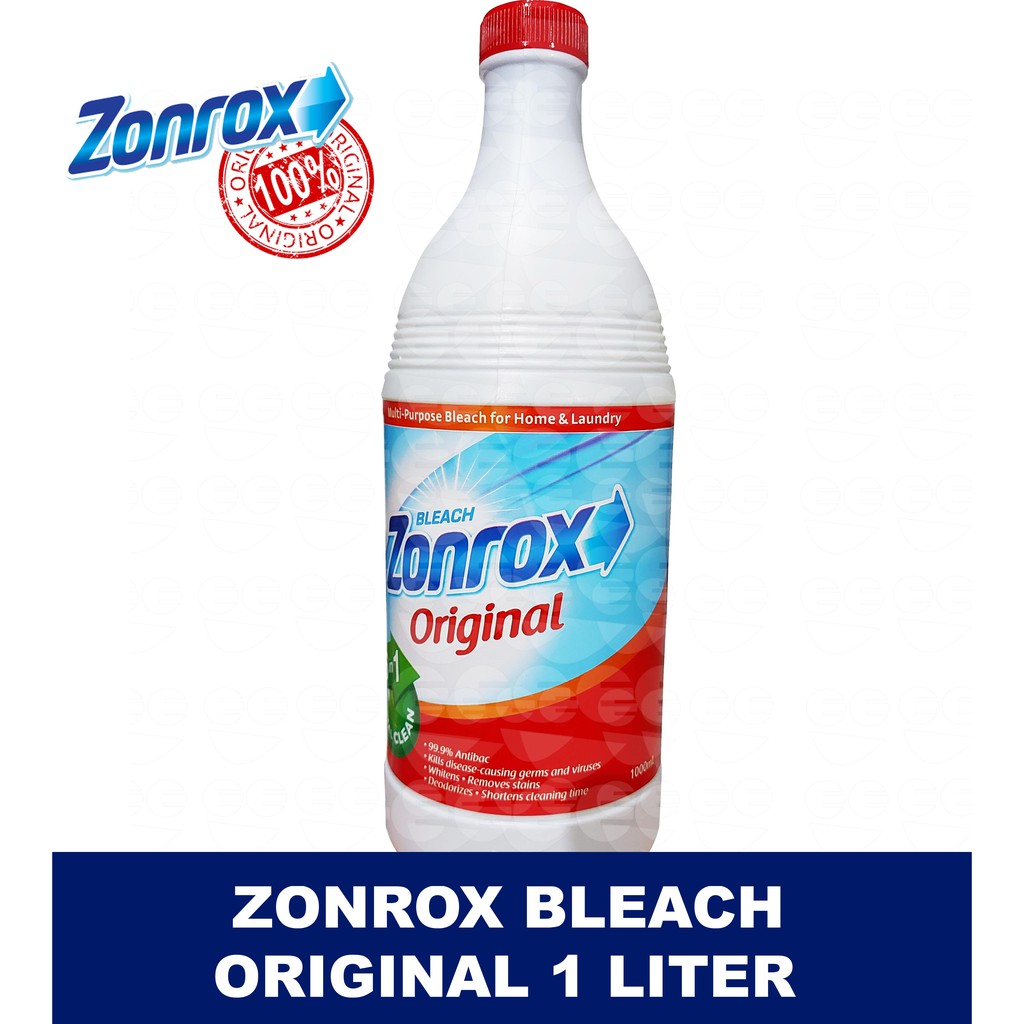 Zonrox Bleach Original 1 Liter (1000ml) Shopee Philippines