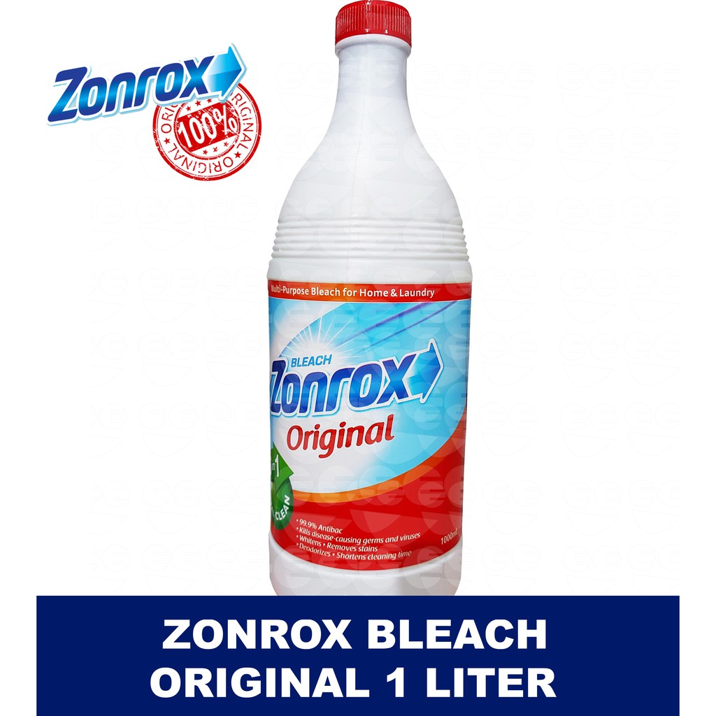 Zonrox Bleach Original 1 Liter (1000ml) | Shopee Philippines