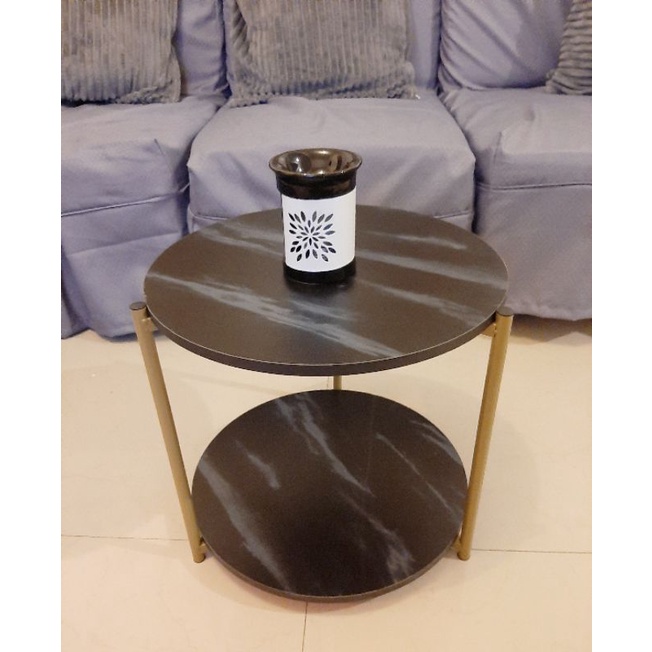 Elegant 2 Layers Side Center Table, Round Center Table Philippines