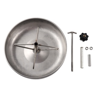 Piglet Feeding Sow Milk Trough Food Tray Pig Feeder Bowl Livestock Fodder Stainless Steel #4