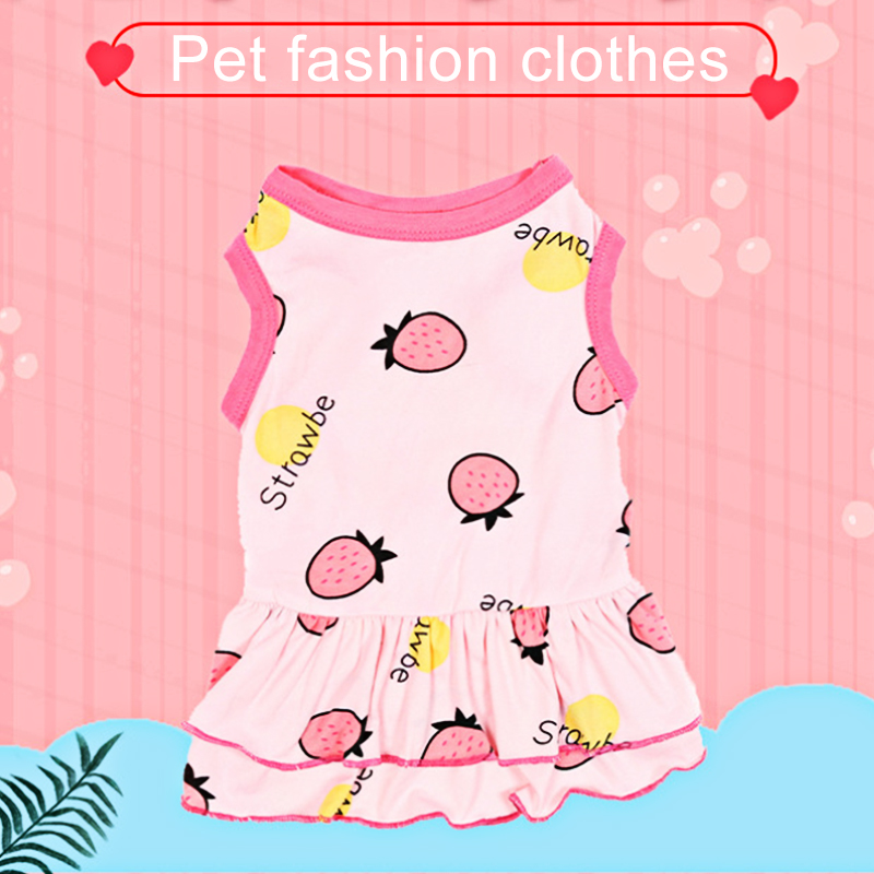New Fashion Dog Dress Pet Skirts Pet Clothes Summer Clothes for Dogs Cat Clothes Princess Mini Skirt Comfortable Soft and Elastic Thin Small Dog Cat Clothes #5