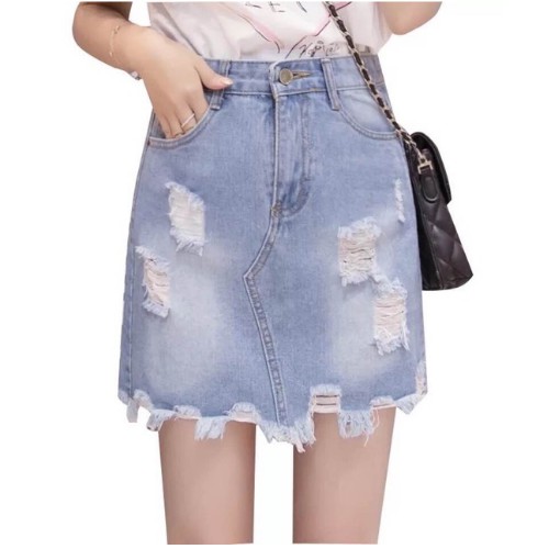 UFW #1108 Tattered Denim Skirt | Shopee Philippines
