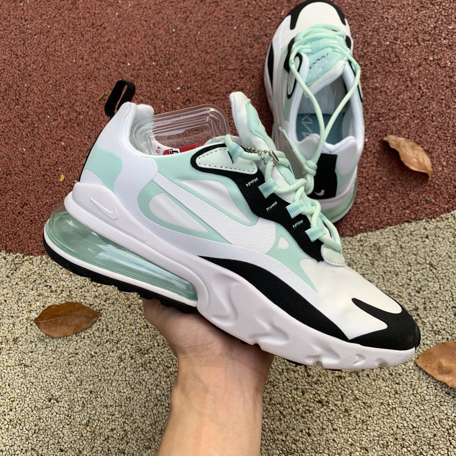 nike air max 270 react mint green trainers