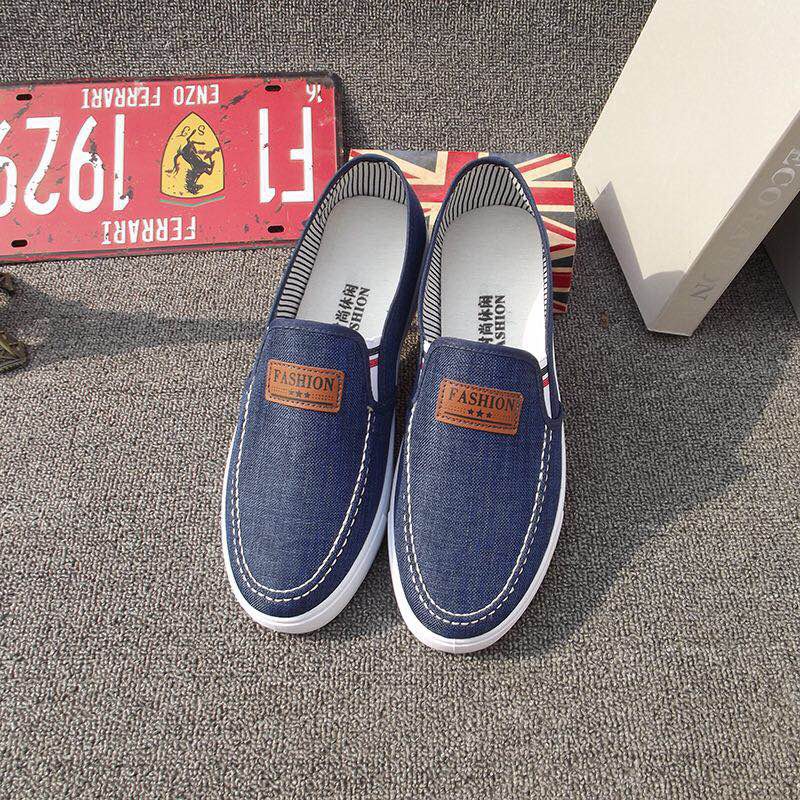 denim casual loafers