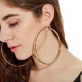 FANCY 12 Pairs Gold Hoop Earrings Set Big Circle Earring Jewelry Earrings For Women Girls #8