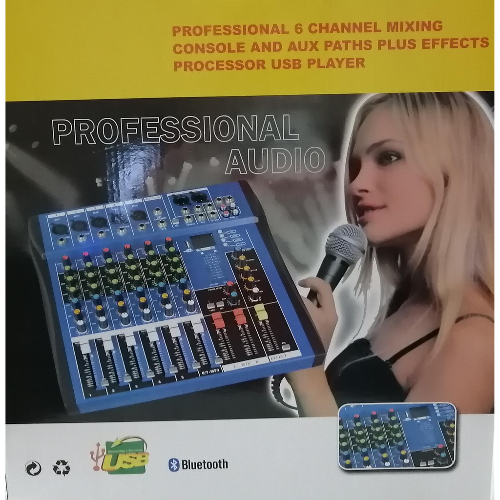 Yamaha Ct 6 Usb Bt 6 Channel Mixer Shopee Philippines