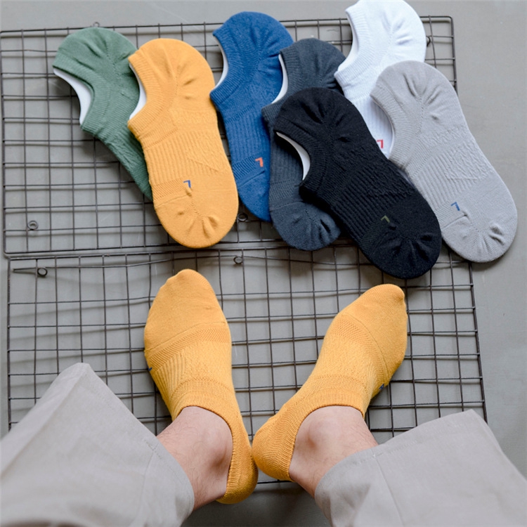mens tan ankle socks