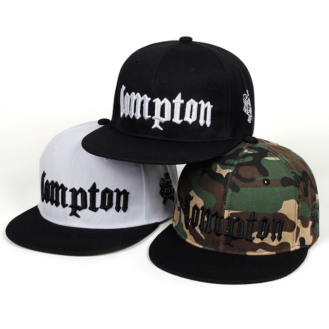 baseball cap letter COMPTON caps korean hat Street dance Gangster ...