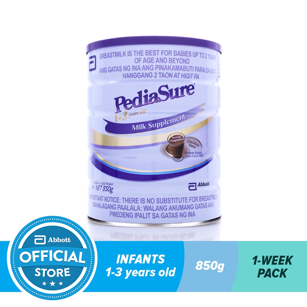 pediasure for 1 year old baby