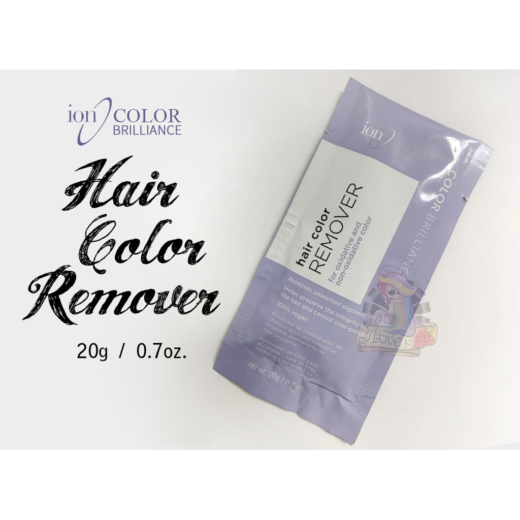 Ion Color Brilliance Hair Color Remover 20g 0 7 Oz Ilovetodye Shopee Philippines