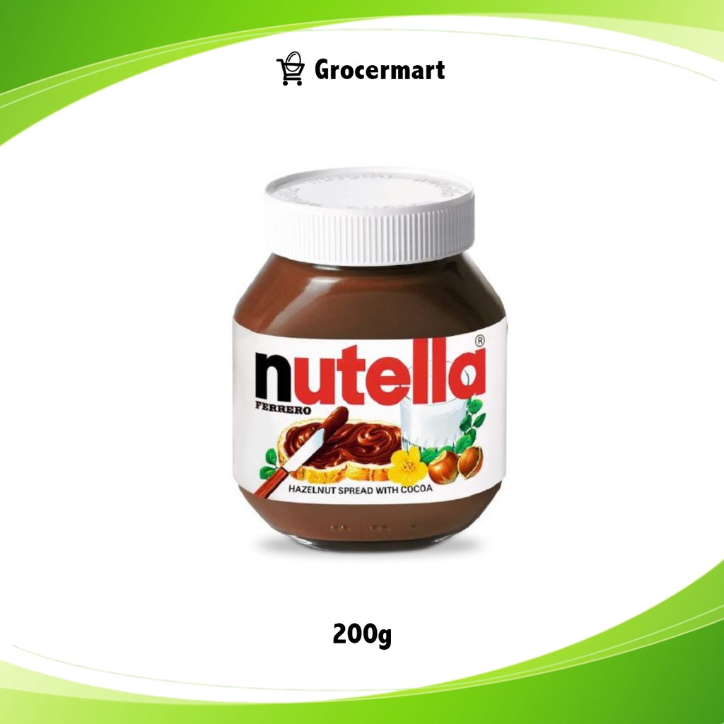 Nutella Hazelnut Spread With Cocoa 200g Shopee Philippines
