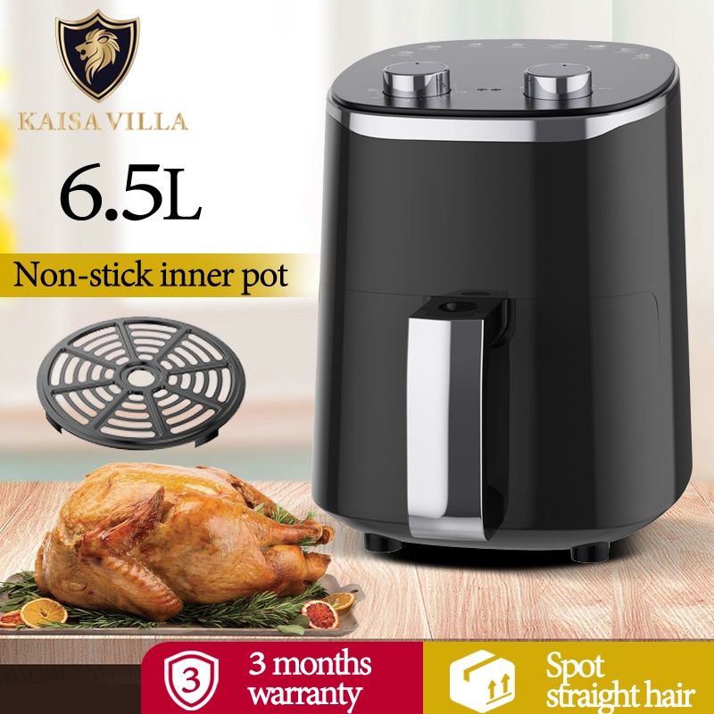 Kaisa Villa air fryer 6.5L oil free electric double knobs air fryer