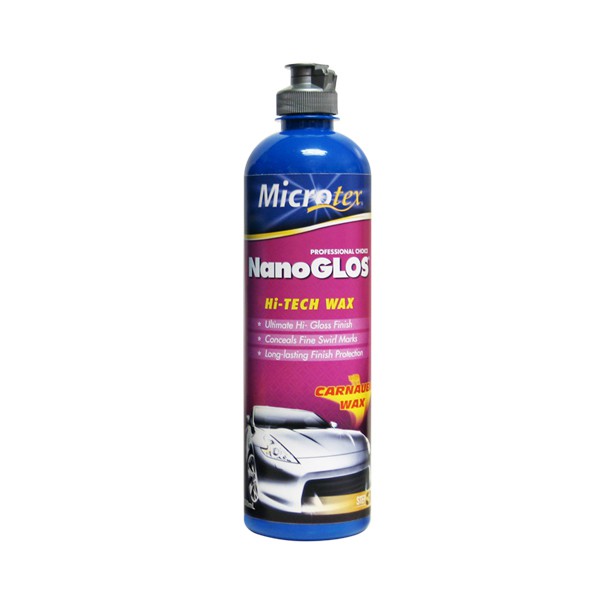 Microtex Car Wax and Protection NanoGLOS 500ml CARNAUBA WAX MANG500
