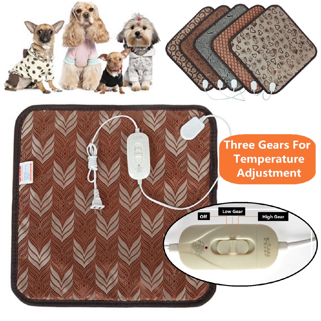 Pet Dog Cat Electric Heat Heated Heating Heater Pad Warm Mat