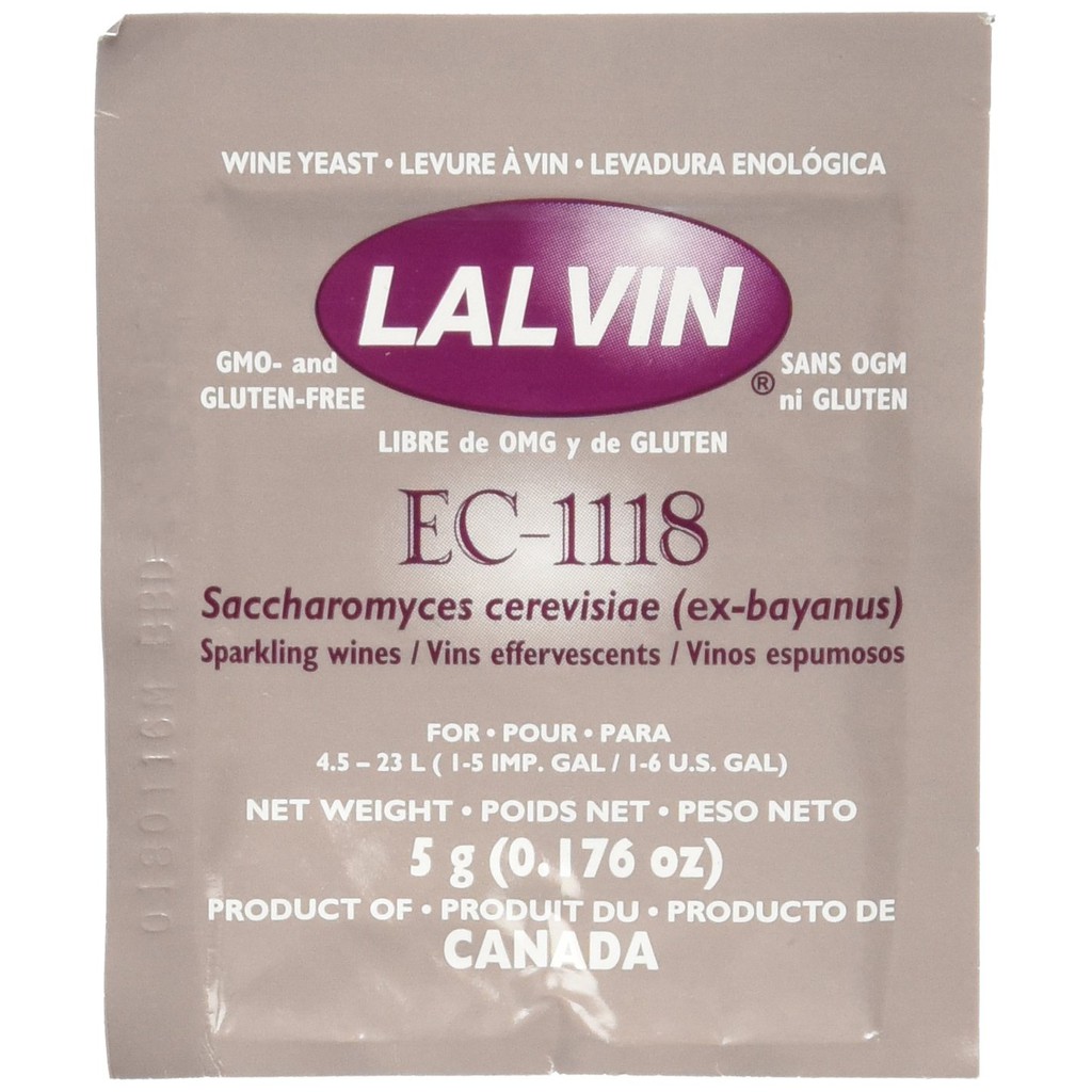 Lalvin Dried Wine Yeast EC 1118 (Pack of 10) Shopee Philippines