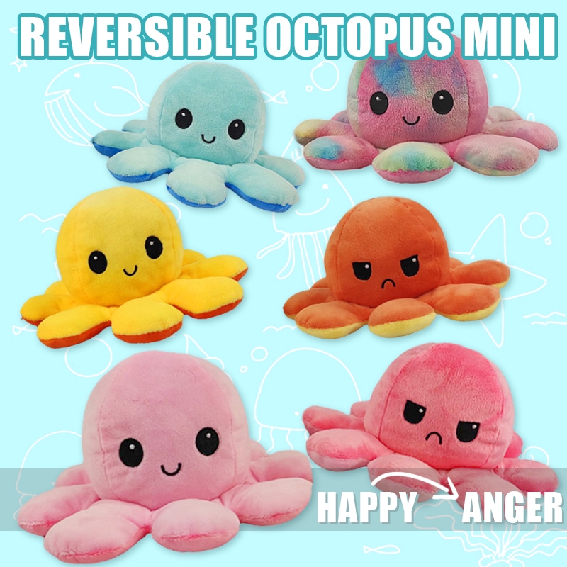 angry octopus plush