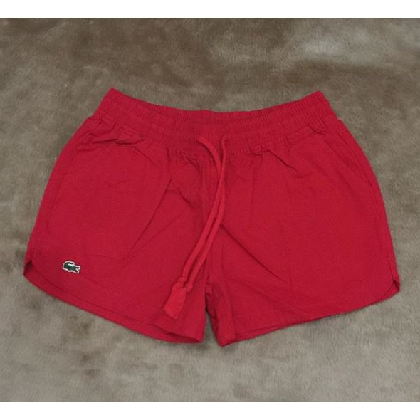 lacoste shorts womens