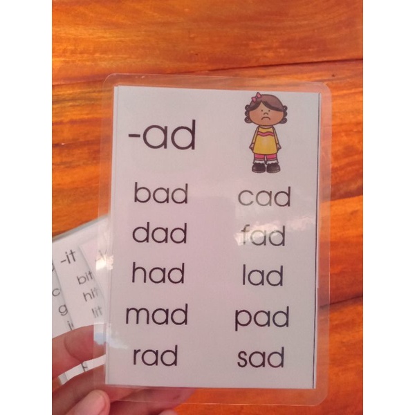 LAMINATED READING FLASH CARDS FOR KIDS/PRESCHOOLER/STUDENTS Shopee Philippines