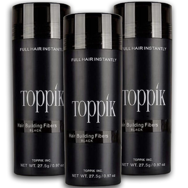Toppik Hair Fibers Hair Loss Building Fibers  (BLACK) | Shopee  Philippines