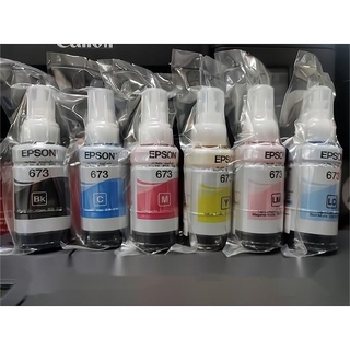 Epson 673 L800, L805,L810,L850,L1800 original ink 6 colored 1set