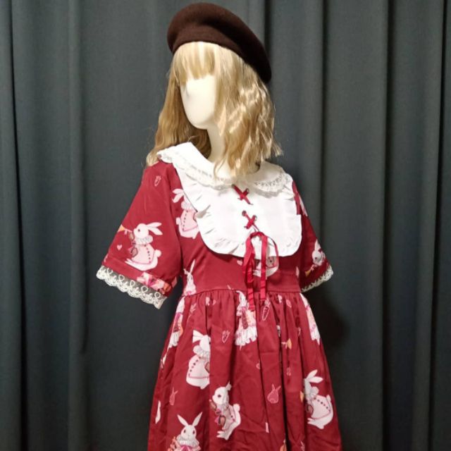 red lolita dress