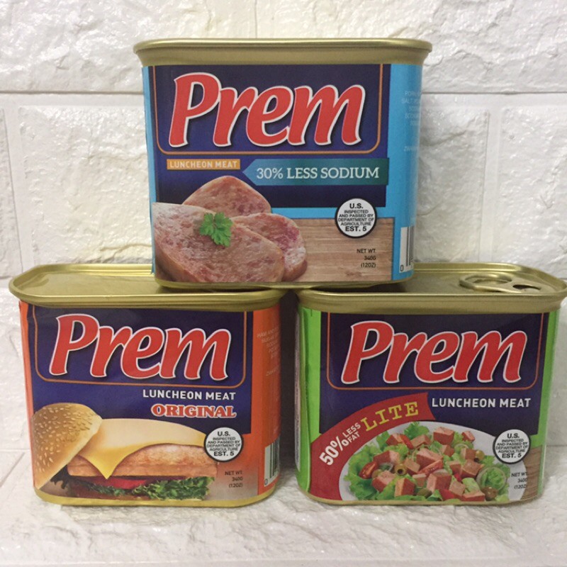 Exp 2022, Prem Luncheon Meat (SOLD PER CAN) Shopee Philippines