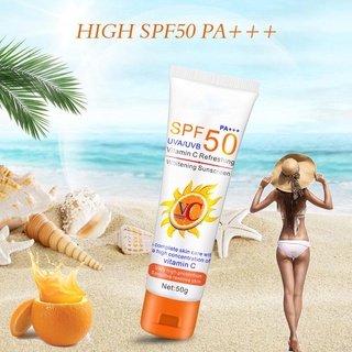 Sunscreen spf 50 face sunblock cream Skin Fairy face tinted blocking moisturizing perspiration