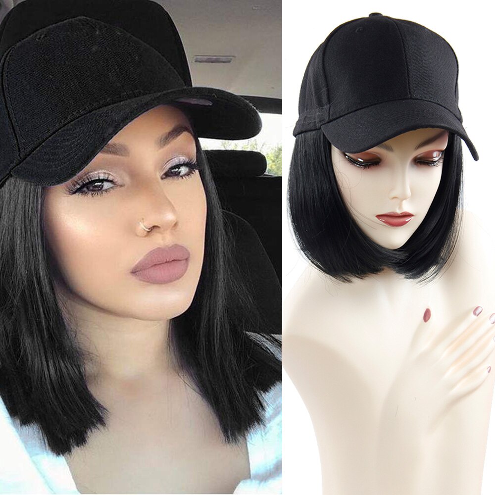 baseball cap short hair