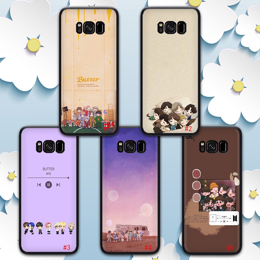 Samsung Galaxy S6 S7 Edge S8 S9 Plus S S21 Fe Soft Tpu Phone Case Casing Ll10 Bts Bt21 Silicone Cover Shopee Philippines