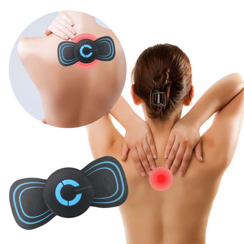 Rechargeable Ems Pulse Cervical Neck Massager 6 Mode Power Control Spine Shoulder Body Massage