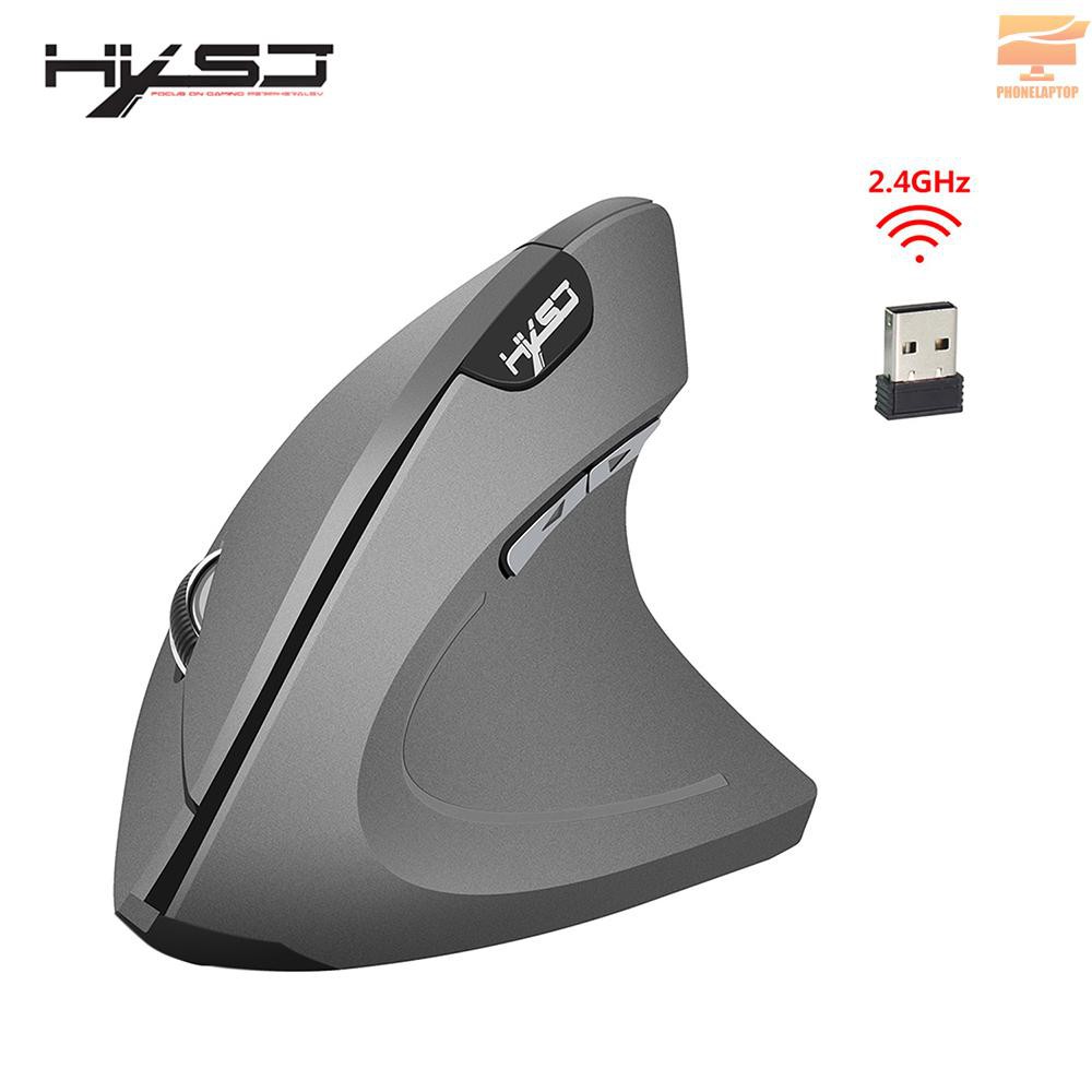  hot sale  HXSJ T24 2 4G Wireless Mouse Vertical Ergonomic 