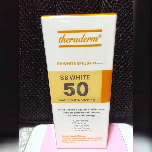 bb white 50 sunblock and whitening