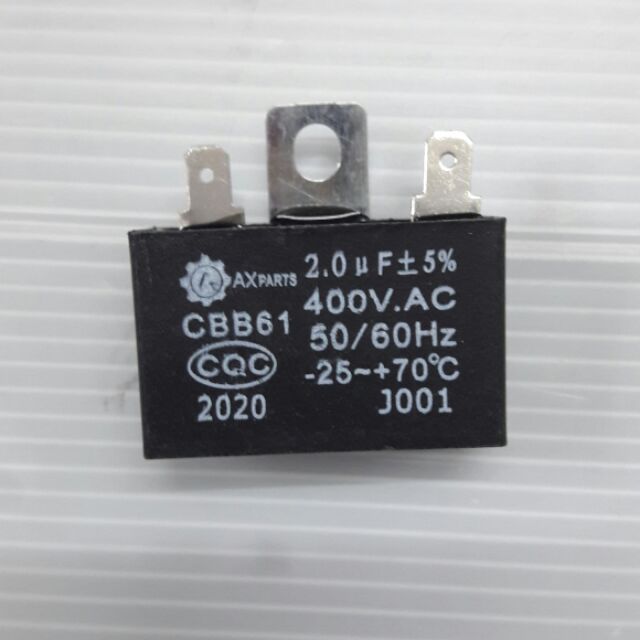 ( 5 pcs ) ELECTRIC FAN CAPACITOR 2.0 UF 400 VOLTS Shopee Philippines
