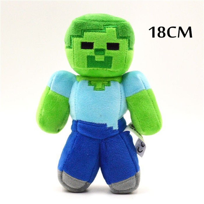 Ready Stock Minecraft Plush Toy Zombie Creeper Steve Enderman Doll Stuffed Animals Children Toys Gift Shopee Philippines