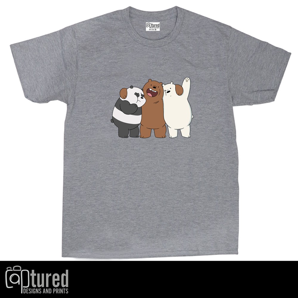 we bare bears t shirt design