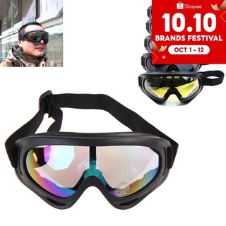 KRISWU Outdoor Goggles Dustproof Sunglasses Outdoor Activity Eye Protection Airsoft Safety Glasses for Motorcycling Ski Snowboard Sports Snow Unisex 